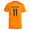 Camiseta de fútbol Real Madrid Rodrygo 11 Segunda Equipación 2024-25 - Hombre